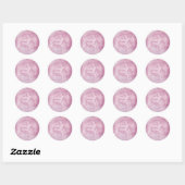 Apsara Pink Ronde Sticker (Vel)