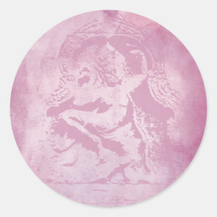 Apsara Pink Ronde Sticker