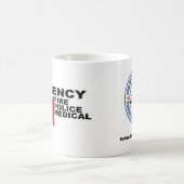 APSD- en Dial 9-1-1-logo's Koffiemok (Center)