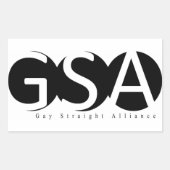 APSU GSA Rechthoekige Sticker (Voorkant)