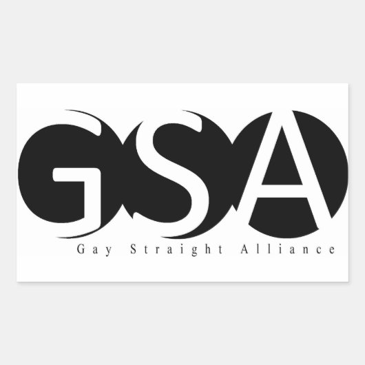 APSU GSA Rechthoekige Sticker (Voorkant)