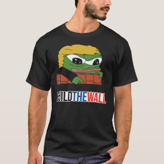 Apu Apustaja Trump bouwt de muur De helper (wand) T-shirt