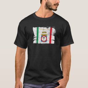Apulia Regian Bari Italy Flag Vintage Retr T-shirt