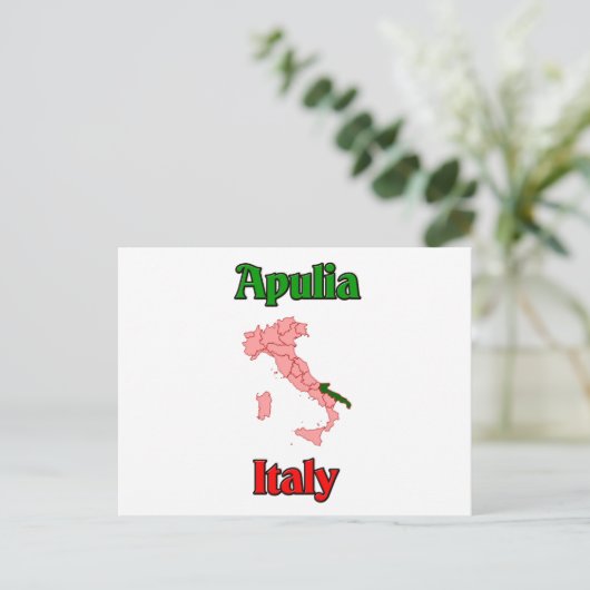 Apulië Italië Briefkaart (Staand voorkant)