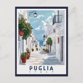 Apulië, Italië: een retro Briefkaart