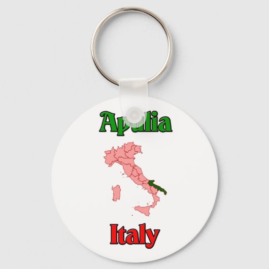 Apulië Italië Sleutelhanger (Voorkant)