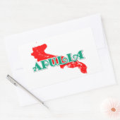 Apulië Rechthoekige Sticker (Envelop)