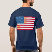 APUSH met vlag T-shirt (Achterkant)