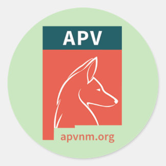 APV-stickers Ronde Sticker