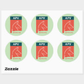 APV-stickers Ronde Sticker (Vel)