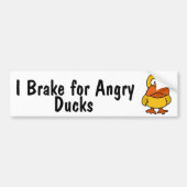AQ- Angry Duck Bumpersticker (Voorkant)