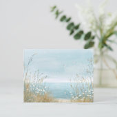 Aqaurell Illustration Strand Landschaft pastell Briefkaart (Staand voorkant)