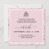 Aqeeqah| Moslim meisje uitnodigingen (Voorkant)