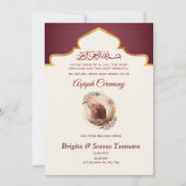 aqeeqah uitnodiging voor tweeling (Voorkant)