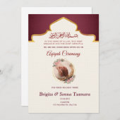 aqeeqah uitnodiging voor tweeling (Voorkant / Achterkant)