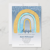 Aqiqa Uitnodiging Templates Digitale Regenboog Jon (Voorkant)