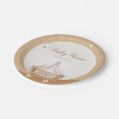 Aqiqah-partij personaliseerde islamitische Baby-vi Papieren Bordje (Gekanteld)