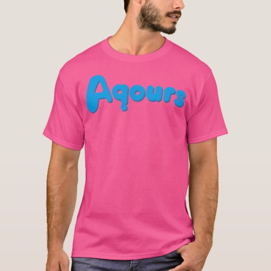 Aqours Logo T-shirt (Voorkant)