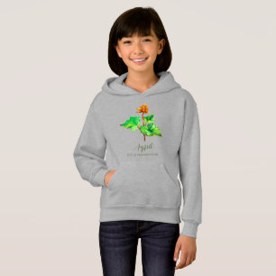 Aqpik, oranje noordse bessenhoodie