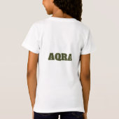 AQRA Minimalistisch Logo T-Shirt (Achterkant)