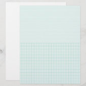 Aqua 1660796 Grafiekraster Schrijven en tekenen (Voorkant / Achterkant)