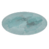 Aqua Abstract Snijplank (Hoek)