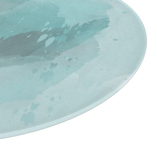 Aqua Abstract Snijplank (Hoek)