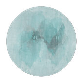 Aqua Abstract Snijplank (Voorkant)