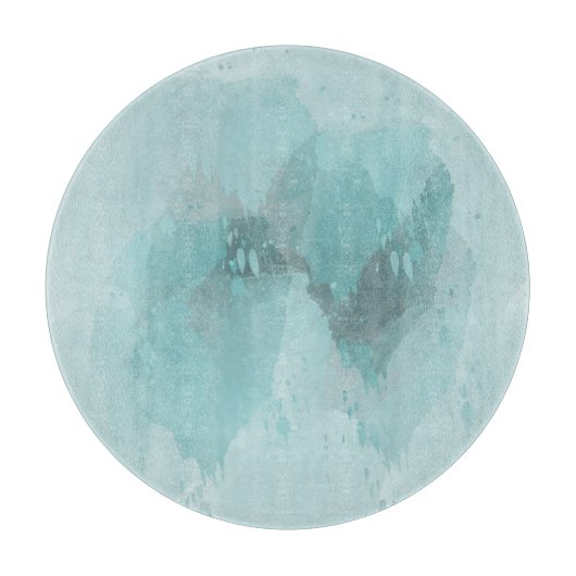 Aqua Abstract Snijplank (Voorkant)