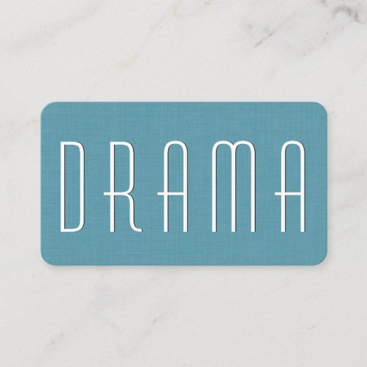 Aqua ACTOR Simple Style V49 Visitekaartje (Voorkant)