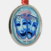 Aqua Actormaskers Metalen Ornament (Rechts)