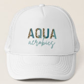 Aqua Aerobics Cheetah print Aqua aerobics giften Trucker Pet (Voorkant)