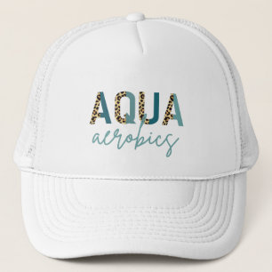 Aqua Aerobics Cheetah print Aqua aerobics giften Trucker Pet
