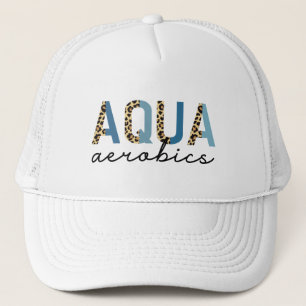 Aqua Aerobics Cheetah print Water aerobics giften Trucker Pet