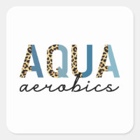 Aqua Aerobics Cheetah print Water aerobics giften