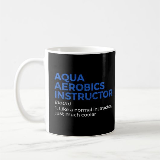 Aqua Aerobics Instructor Definitie Koffiemok (Links)