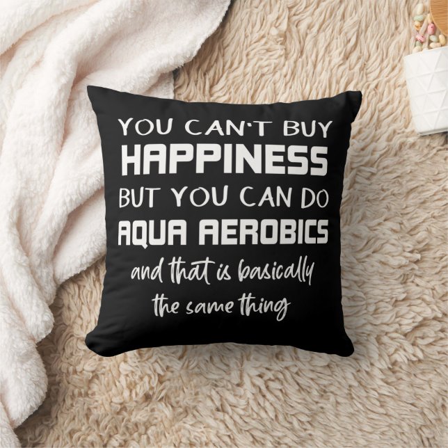 Aqua Aerobics is Happiness Funny Water Aerobics Kussen (Deken)