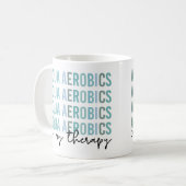 Aqua Aerobics is mijn 'Therapy Water Aerobics gift Koffiemok (Voorkant links)