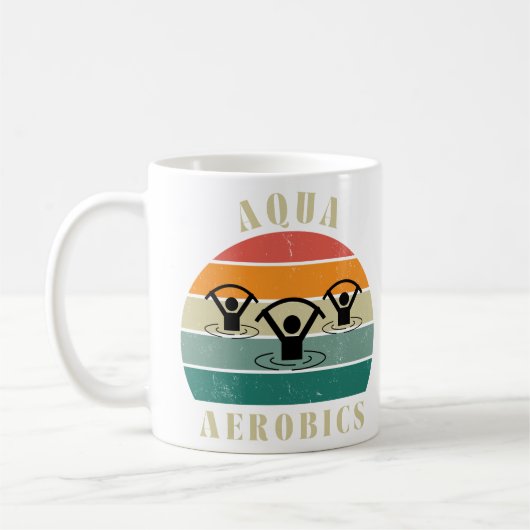 Aqua Aerobics Koffiemok (Links)