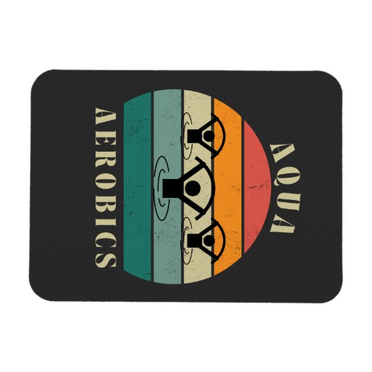 aqua aerobics magneet (Horizontaal)