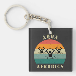 aqua aerobics wateraerobics sleutelhanger