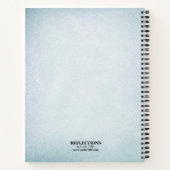  Aqua Aged Papier Familie Kookboek Notitieboek (Achterkant)