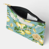 Aqua | Amalfi Coast Lemon Blossom gepersonaliseerd Etui (Open)