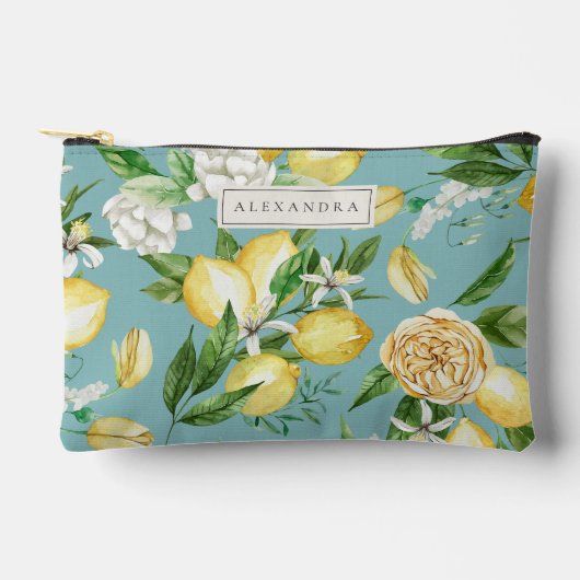 Aqua | Amalfi Coast Lemon Blossom gepersonaliseerd Etui (Voorkant)