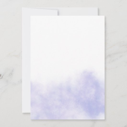 Aqua and Gold Waterverf Beach Vow Renewal Kaart (Achterkant)