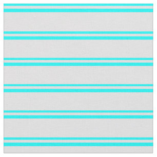 Aqua and Lavender Colored Pattern of Stripes Stof