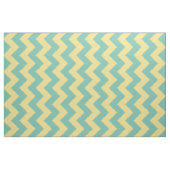 Aqua and Yellow Chevron Stripe Fabric Stof (Fat Quarter)