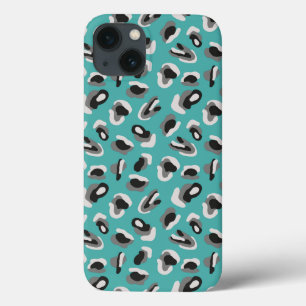 Aqua Animal Print/Camo Case-Mate iPhone Case
