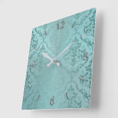 Aqua Antiek  Damaskast Vierkante Klok (Hoek)