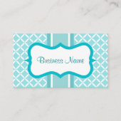 Aqua Appointment Visitekaartje Afsprakenkaartje (Voorkant)